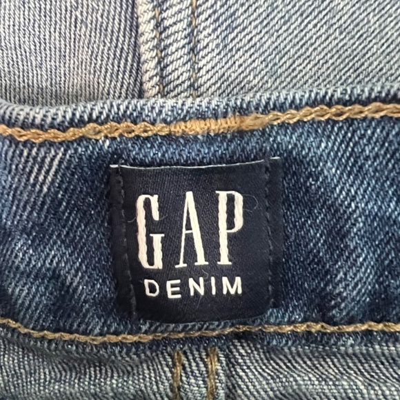 Gap Button Fly Distressed Western Coquette Chic Rodeo Cowgirl Denim Shorts Sz 26 - Picture 3 of 7